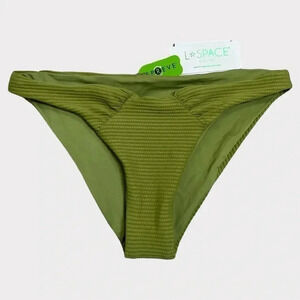 L*Space Women's Sol Bikini Bottom Cia Swimwear Green Size Small